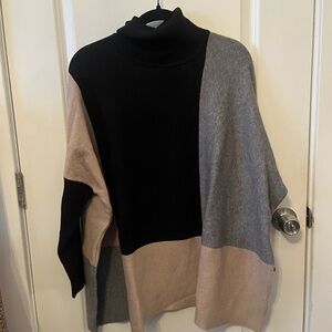 Joseph A turtleneck poncho sweater, purchased from Nordstrom